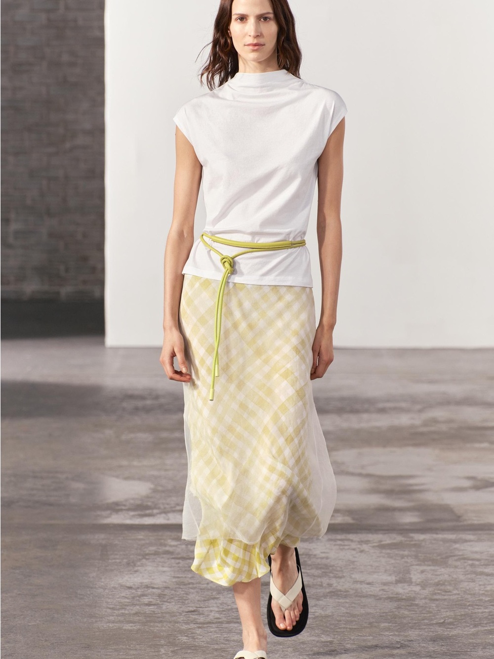 Zara MERCERIZED TOP